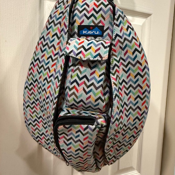 KAVU Colorful Chevron Sling Bag - Picture 2 of 9